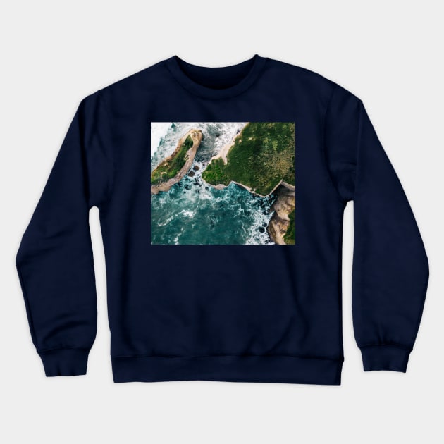 Rocky beaches Crewneck Sweatshirt by daghlashassan